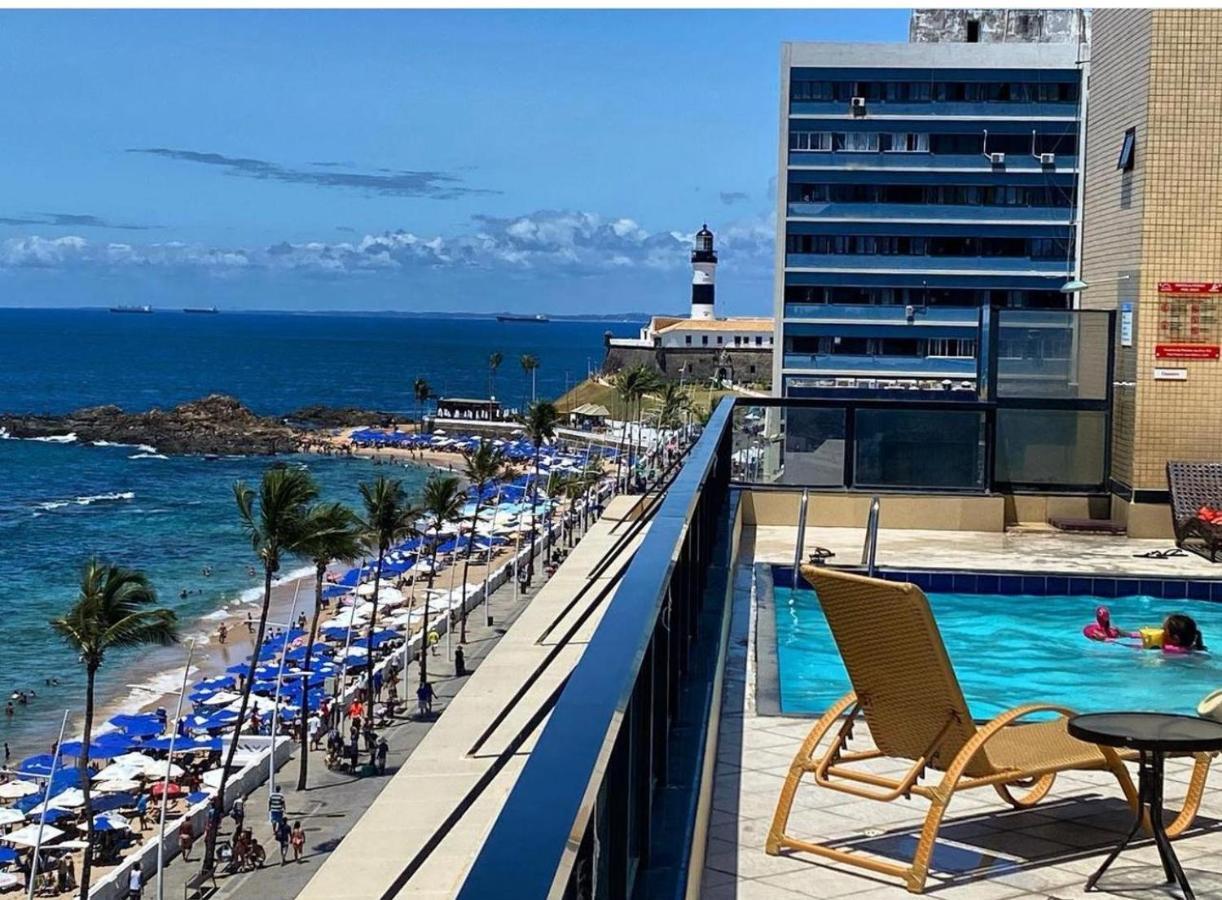 סלבאדור Belissimo Flat Direto Na Praia Da Barra - Flat Beira Mar No Circuito Do Carnaval מראה חיצוני תמונה